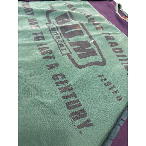 Vintage B.U.M. Equipment 1993 Unique tradition retro boxy baggy 3/4 sleeve - Picture 4 of 7